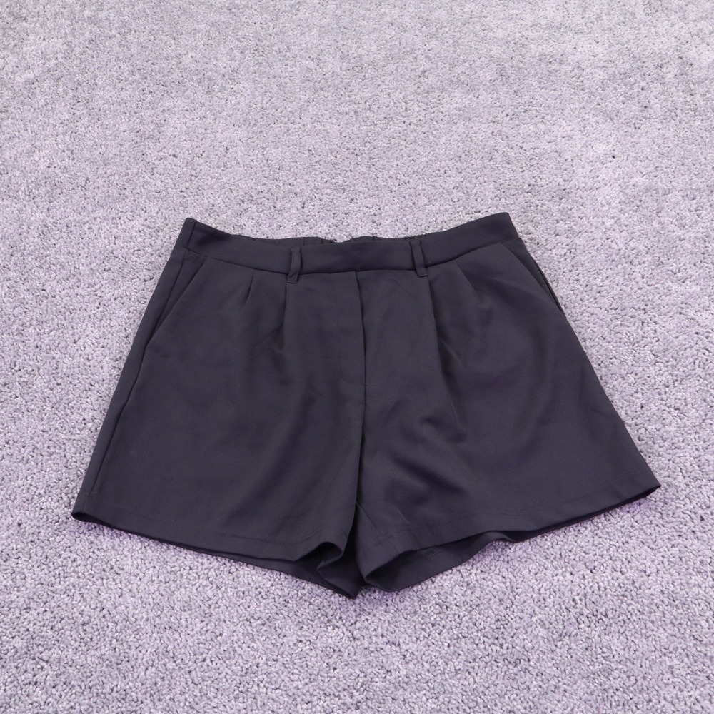 32 Degrees Cool Shorts Mens Medium Black Pleated Elastic Waist Stretch Active
